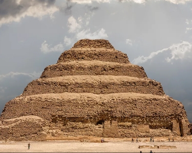 visiting Saqqara pyramid  - Saqqara Pyramid